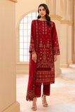Farasha Red Hibiscus Festive Lawn 2022