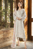 Adan Libas Swiss Coffee Fuchsia Embroidered Chikankari Lawn