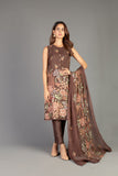 Bareeze Tokyo Range Bnl1202 Brown Dress