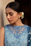 Cross Stitch Blue Sand Premium Lawn Collection 2024