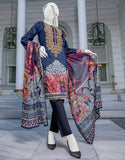 Junaid Jamshed JLAWN-S-21-218 Black &amp; White Eid Collection 2021