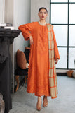Charizma PS3-23 Poshima Embroidered Leather With Printed Wool Shawl
