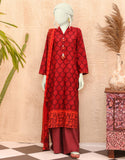 Junaid Jamshaid JJLS-S-JPWU-22-038 FB Eastern Red Mid Summer Collection 2022
