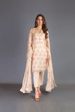 Bareeze Floral Classic 1 Bnl968 Beige Dress