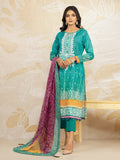 Edenrobe EWU22V1-23677 Sea Green Nayab Eid Collection 2022