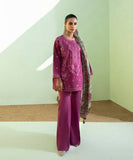 Sapphire 3 Piece - Embroidered Fine Cotton Satin Suit 292A3599 Spring Summer Lawn Vol 1