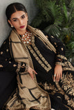 Charizma PS3-22 Poshima Embroidered Leather With Printed Wool Shawl