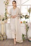 Adan Libas Pearl White Camellia Chiffon Collection 2022