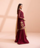 Sapphire 3 Piece - Dyed Embroidered Blended Khaddi Net Suit 3FE-LX23V1 Spring Summer Lawn Vol 1