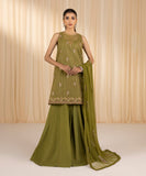 Sapphire U3FE-LX23V10-12 - 3 Piece - Embroidered Organza Suit Festive 2 Collection