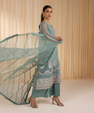Sapphire U3FE-LX23V10-14 - 3 Piece - Embroidered Organza Suit Festive 2 Collection