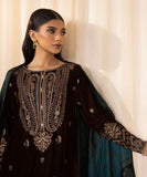 Sapphire U3FE-LX23V10-20 - 3 Piece - Embroidered Velvet Suit Festive 2 Collection