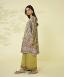 Sapphire 3 Piece - Digital Printed Embroidered Zari Lawn Suit 3PE-SG23V1 Spring Summer Lawn Vol 1