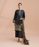 Sapphire 3 Piece - Embroidered Fine Cotton Satin Suit 3PE-SG23V1 Spring Summer Lawn Vol 1