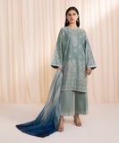 Sapphire U3PE-LX23V10-15 - 3 Piece - Embroidered Cotton Karandi Suit Festive 2 Collection