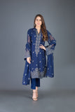 Bareeze Innova Range Bnl933 Navy Blue Dress