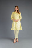 Bareeze Printed Pr961 Yellow Dress