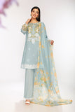 Nishat Linen 42201477-1-Printed Embroidered 3PC Lawn Collection 2022