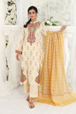 Nishat Linen 42201672-Printed Embroidered 3PC Amaltas Sunheri Eid Collection 2022