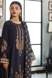 Charizma PS3-19 Poshima Embroidered Leather With Printed Wool Shawl
