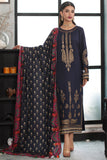 Charizma PS3-19 Poshima Embroidered Leather With Printed Wool Shawl