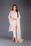 Bareeze Emeraude Range Bnl1025 Light Peach Dress