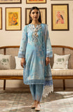 Alzohaib SBEC-24-05 Sunshine Bloom Embroidered Chikankari Chiffon Dupatta Edition 2024
