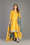 Bareeze Printed Pr963 Yellow Dress