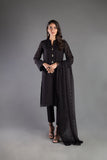 Bareeze Needle Craft Ch3254 Black Dress