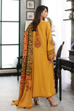 Charizma PS3-17 Poshima Embroidered Leather With Printed Wool Shawl