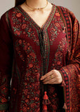 Hussain Rehar Ruby Winter Shawl Khaddar Collection