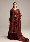 Hussain Rehar Ruby Winter Shawl Khaddar Collection