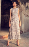 Thred and Motifs Net Embroidered Dress 6706 Noor-E-Seher 2021