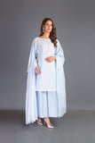 Bareeze Seasonal Chikankari Er676 Blue Dress