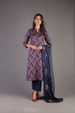 Bareeze Tropical Rist Bnl1146 Navy Blue Dress