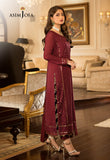Asim Jofa Chanderi Cotton, Maroon Jhilmil Collection