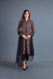 Bareeze Classic Mosaic Bnl907 Black Dress
