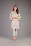 Bareeze Aqs E Gul Mc737 Grey Dress