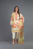 Bareeze Printed Pr876 Yellow Dress
