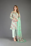 Bareeze Printed Pr890 Green Dress