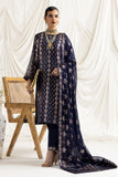 Alizeh 01A-Aireen(Navy Blue) Dua Chiffon Collection