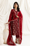 Alizeh 02A-Alara(Red) Dua Chiffon Collection