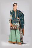 Bonanza Satrangi ASO213P18 GREEN Summer Lawn 2021