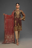 Bonanza Satrangi AST212P15 BROWN Summer Lawn 2021