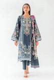 Beechtree Twilight Gleam-Printed-3P-Khaddar Winter Collection