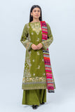 Beechtree Savannah Green-Embroidered-3P-Khaddar Winter Collection