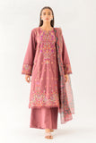 Beechtree Faded Rose-Embroidered-3P-Two Tone Winter Collection