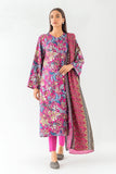 Beechtree Magenta Veil-Printed-3P-Cotton Satin Winter Collection