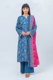 Beechtree Teal Waters-Printed-3P-Cotton Satin Winter Collection