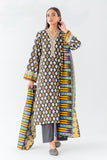 Beechtree Exuberant Ikat-Printed-3P-Cotton Satin Winter Collection